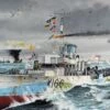 Wholesale 👍 HMCS Snowberry Flower Class Corvette WWII Escort Warship 1/144 Revell Germany 👏