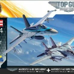 Top 10 🔥 Top Gun Maverick's Set: F/A-18E Super Hornet & F-14D Super Tomcat Aircraft w/paint & glue 1/72 Revell Germany 🔥