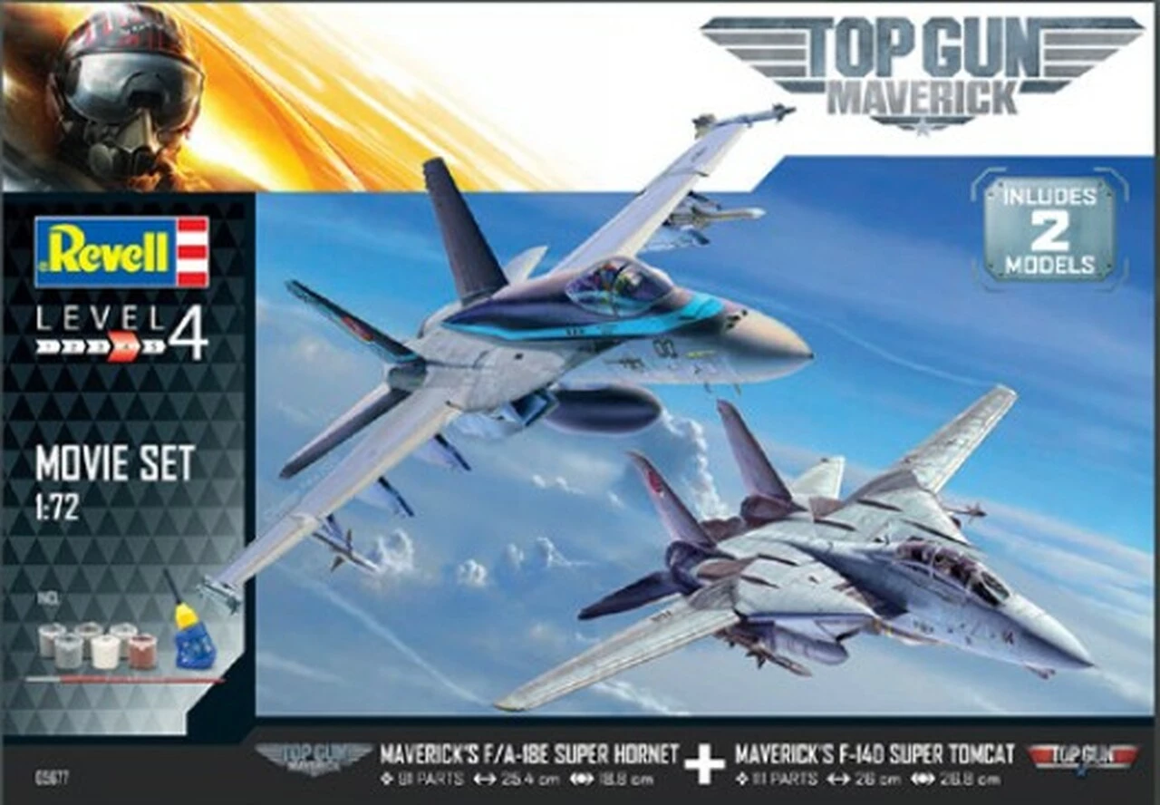 Top 10 π₯ Top Gun Maverick's Set: F/A-18E Super Hornet & F-14D Super Tomcat Aircraft w/paint & glue 1/72 Revell Germany π₯ 1 Top 10 π₯ Top Gun Maverick's Set: F/A-18E Super Hornet & F-14D Super Tomcat Aircraft w/paint & glue 1/72 Revell Germany π₯