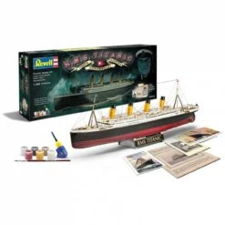 Flash Sale 🎉 RMS Titanic Ocean Liner 100th Anniversary (includes postcards) w/paint & glue 1/400 Revell Germany 🔔