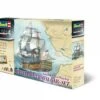 Discount 🎁 HMS Victory Sailing Ship Battle of Trafalgar (includes poster) w/paint & glue 1/225 Revell Germany 🧨