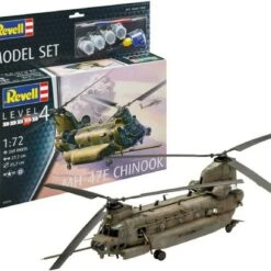 Cheap 🌟 MH-47E Chinook Helicopter w/paint & glue 1/72 Revell Germany ⌛