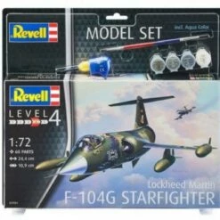 Coupon 🔥 F-104G Starfighter w/paint & glue 1/72 Revell Germany 🔔