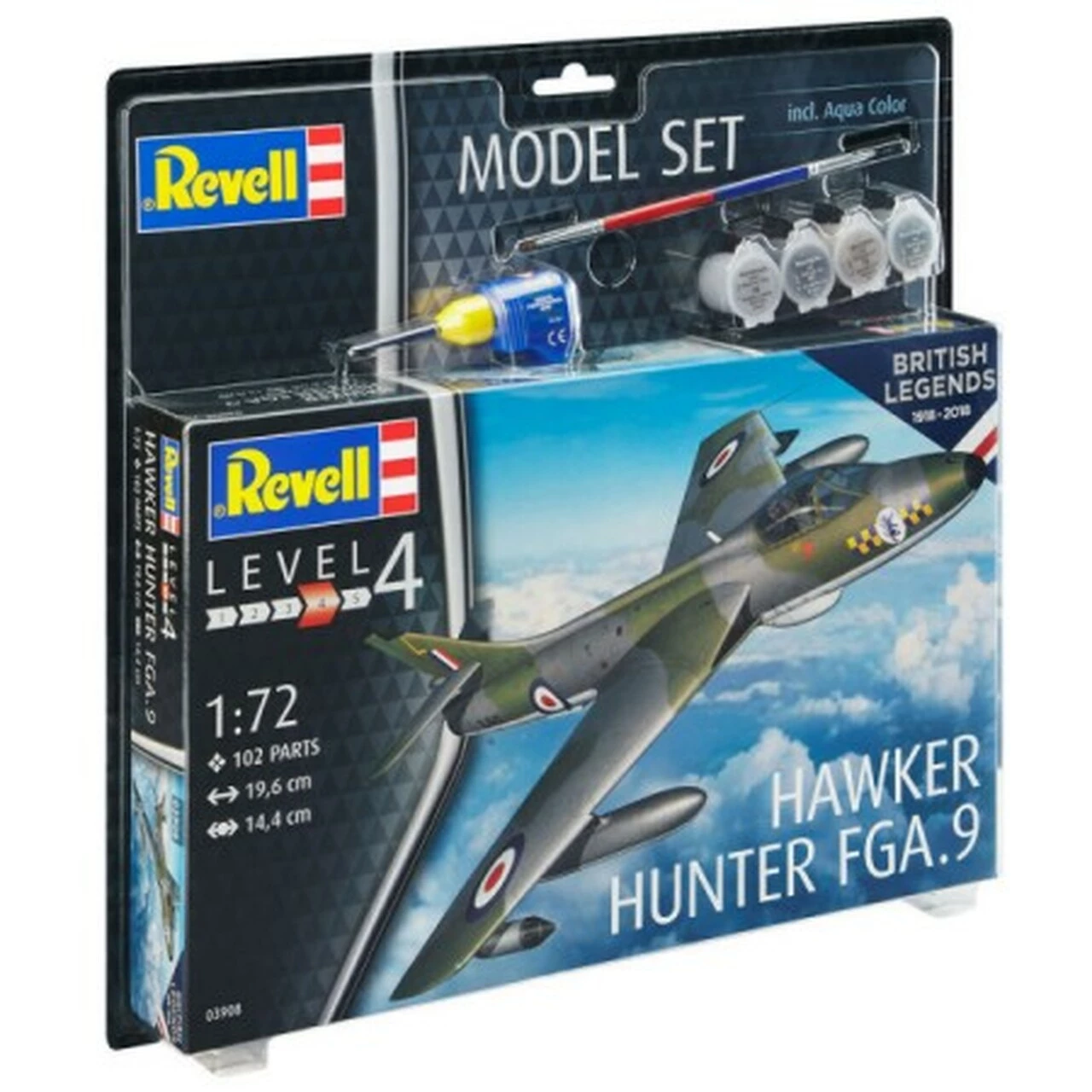 Cheap π Hawker Hunter FGA.9 Fighter w/paint & glue 1/72 Revell Germany π€© 1 Cheap π Hawker Hunter FGA.9 Fighter w/paint & glue 1/72 Revell Germany π€©