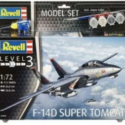 Promo 👏 F-14D Super Tomcat Fighter w/paint & glue 1/72 Revell Germany 🌟