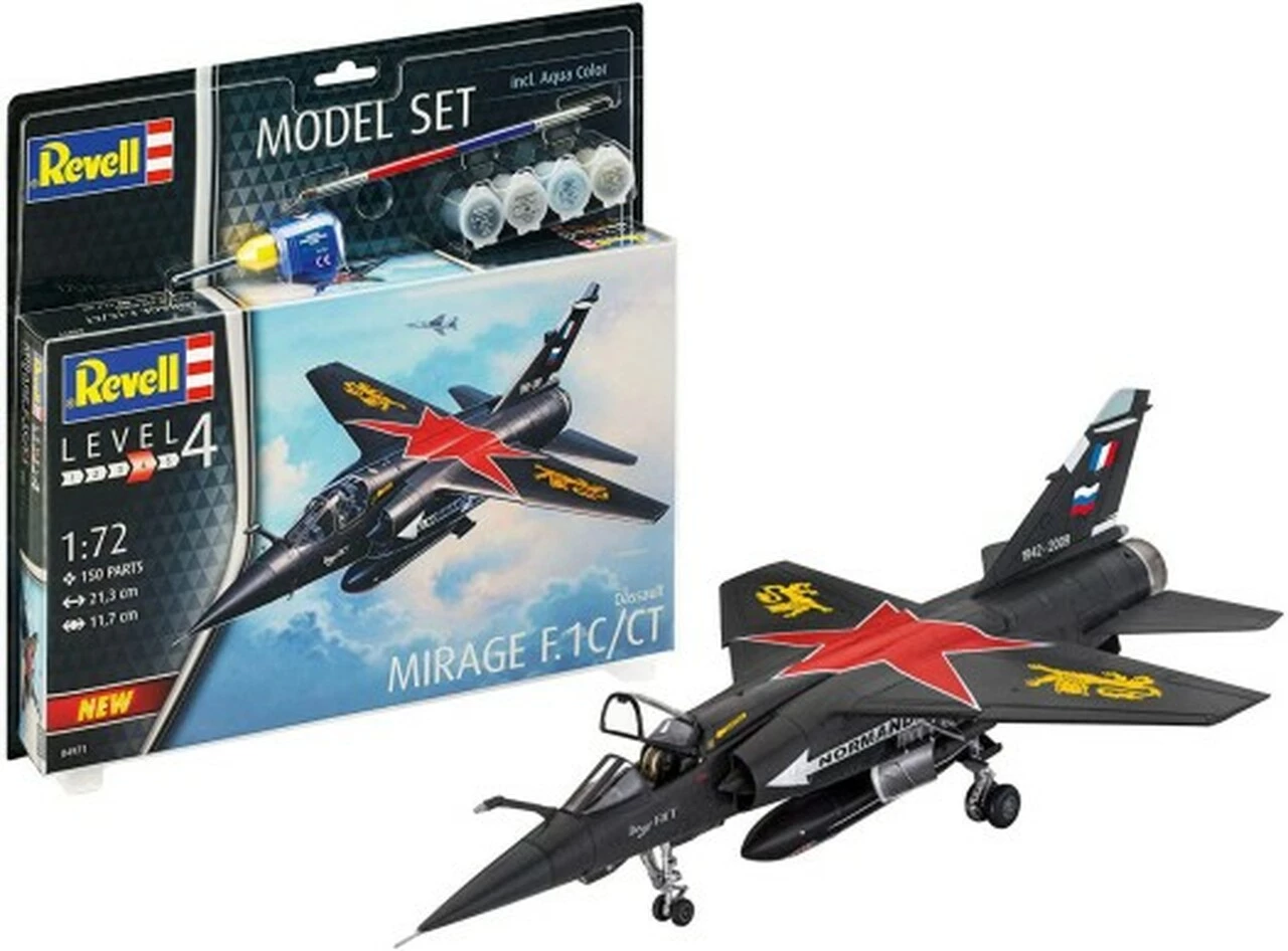 Best Pirce π Mirage F1C/CT Interceptor Fighter w/paint & glue 1/72 Revell Germany π 1 Best Pirce π Mirage F1C/CT Interceptor Fighter w/paint & glue 1/72 Revell Germany π