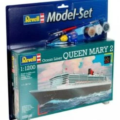 Hot Sale 😍 Queen Mary II Ocean Liner w/paint & glue 1/1200 Revell Germany ⌛