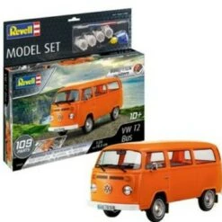 Outlet 🎁 VW T2 Micro Bus (Snap) w/paint & glue 1/24 Revell Germany 🔥