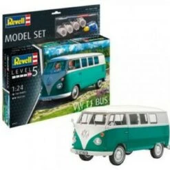 Deals 🔔 VW T1 Samba Bus Hardtop w/paint & glue 1/24 Revell Germany 🧨