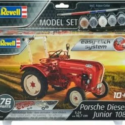 Coupon 🛒 Porsche Diesel Junior 108 Farm Tractor (Snap) w/paint 1/24 Revell Germany ⭐