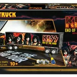 Best Pirce 💯 KISS Tour End of the Road Tractor Trailer w/paint & glue 1/32 Revell Germany ✔️