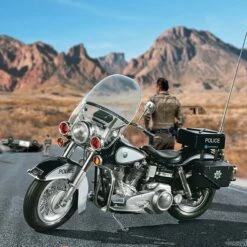 Discount ❤️ US Police Motorcycle 1/8 Revell Germany ✨