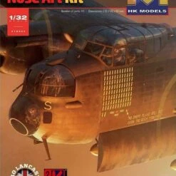 Cheapest 🔥 Avro Lancaster B Mk I Nose Art Kit w/Display Dolly 1/32 HK Models 😍