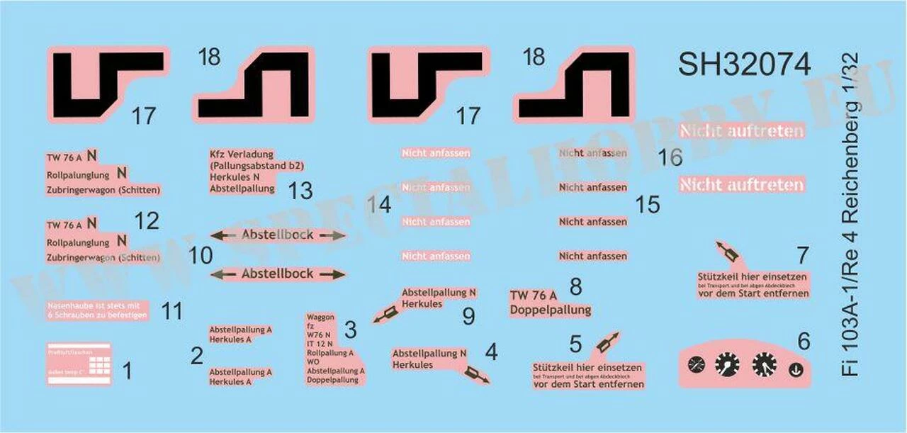 Top 10 π― Fi 103A-1/Re 4 Reichenberg German Flying Bomb 1/32 Special Hobby π 5 Top 10 π― Fi 103A-1/Re 4 Reichenberg German Flying Bomb 1/32 Special Hobby π - Image 5