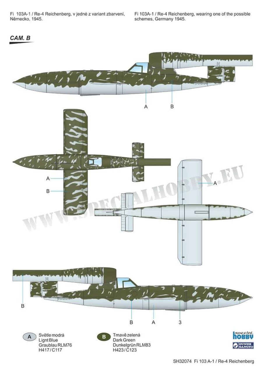 Top 10 π― Fi 103A-1/Re 4 Reichenberg German Flying Bomb 1/32 Special Hobby π 3 Top 10 π― Fi 103A-1/Re 4 Reichenberg German Flying Bomb 1/32 Special Hobby π - Image 3