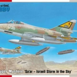 Brand new 😀 SMB2 Super Mystere Sa'ar Israeli Storm in Sky Jet Aircraft 1/72 Special Hobby 🧨