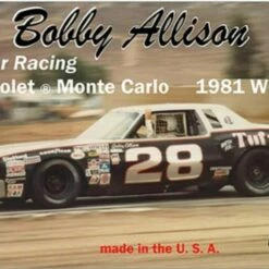 Cheapest 💯 Ranier Racing Bobby Allison #28 Tuf-Lon 1981 Chevrolet Monte Carlo Winston Cup Winner Race Car 1/25 Salvinos JR 🌟