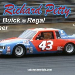 Coupon ⌛ Richard Petty #43 Buick Regal 1981 Daytona 500 Winner Race Car 1/24 Salvinos JR 💯