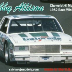 Discount 😀 Bobby Allison #88 Chevrolet Monte Carlo 1982 Winner Race Car 1/24 Salvinos JR ✔️