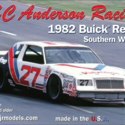 Cheapest 🔥 MC Anderson Racing Cale Yarborough #27 1982 Buick Regal Southern 500 Winner 1/24 Salvinos JR 💯
