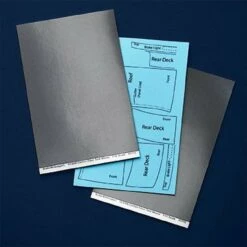 Brand new ✨ Shelby GT500 Template Comp. Fiber Twill Weave Decal Set for REV 1/12 Scale Motorsport 😍