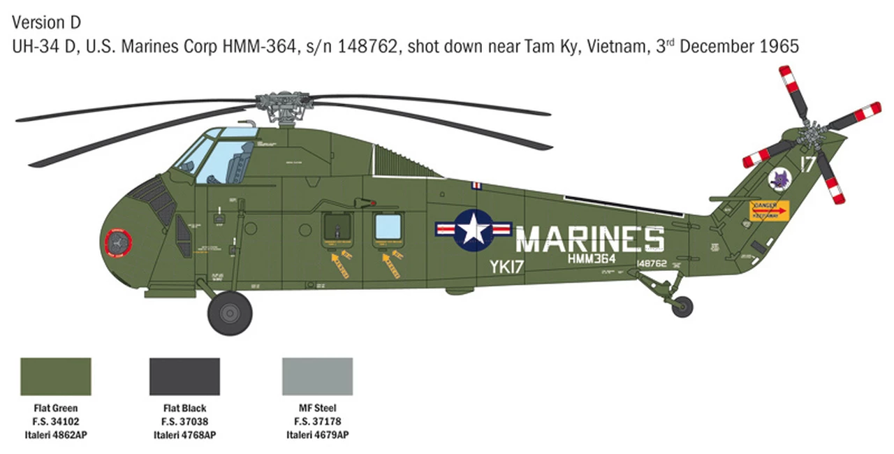 Coupon 𧨠H-34A Pirate/UH-34D US Marines Helicopter 1/48 Italeri π€© 9 Coupon 𧨠H-34A Pirate/UH-34D US Marines Helicopter 1/48 Italeri π€© - Image 9