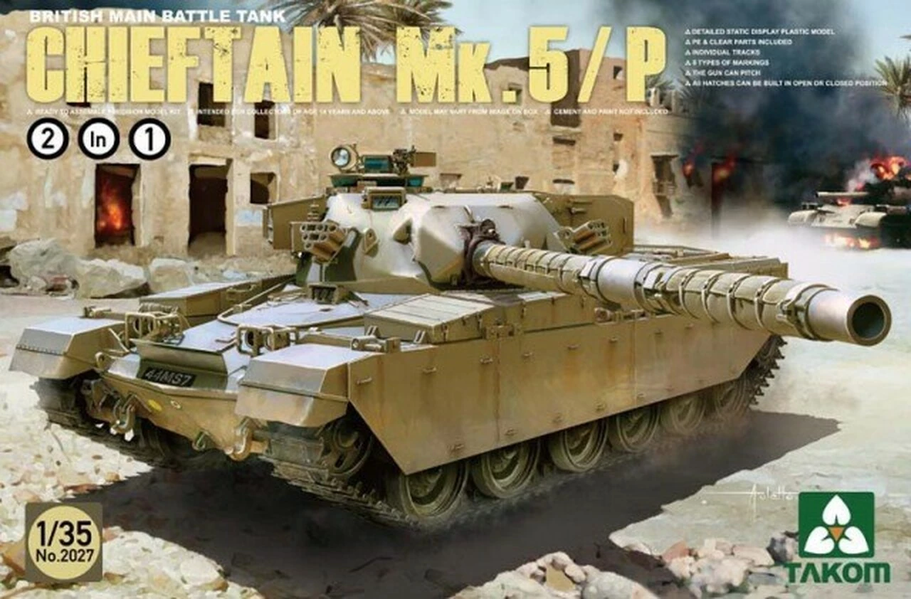 Brand new π₯ Chieftain Mk.5/5P British Main Battle Tank (2-in-1) 1/35 Takom π 1 Brand new π₯ Chieftain Mk.5/5P British Main Battle Tank (2-in-1) 1/35 Takom π
