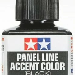 Best Sale ⌛ Black Panel Line Accent Color (40ml Bottle) Tamiya 🛒