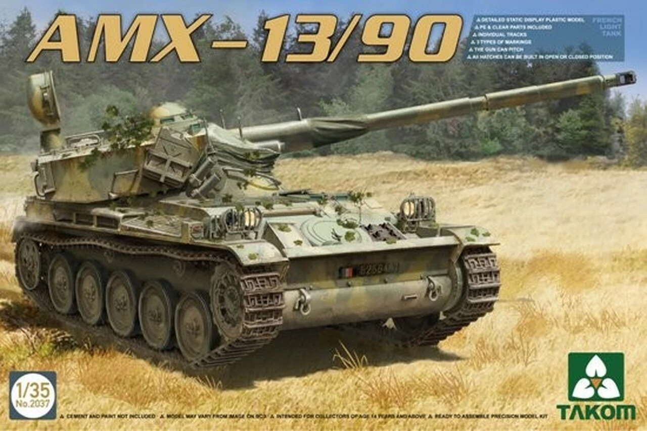 Wholesale β AMX-13/90 French Light Tank 1/35 Takom Models π 1 Wholesale β AMX-13/90 French Light Tank 1/35 Takom Models π