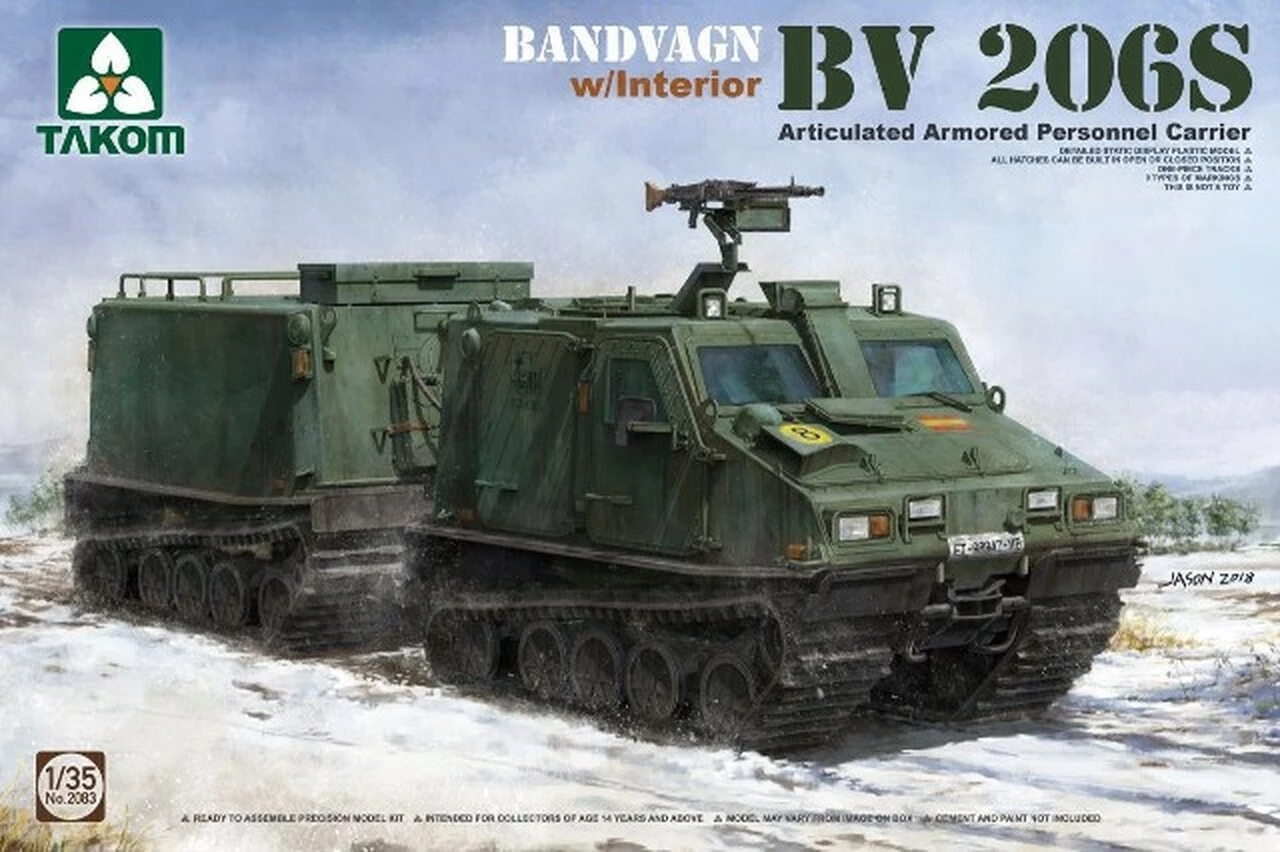 Budget π Bandvagn BV206S Articulated Armored Personnel Carrier w/Interior 1/35 Takom π 1 Budget π Bandvagn BV206S Articulated Armored Personnel Carrier w/Interior 1/35 Takom π