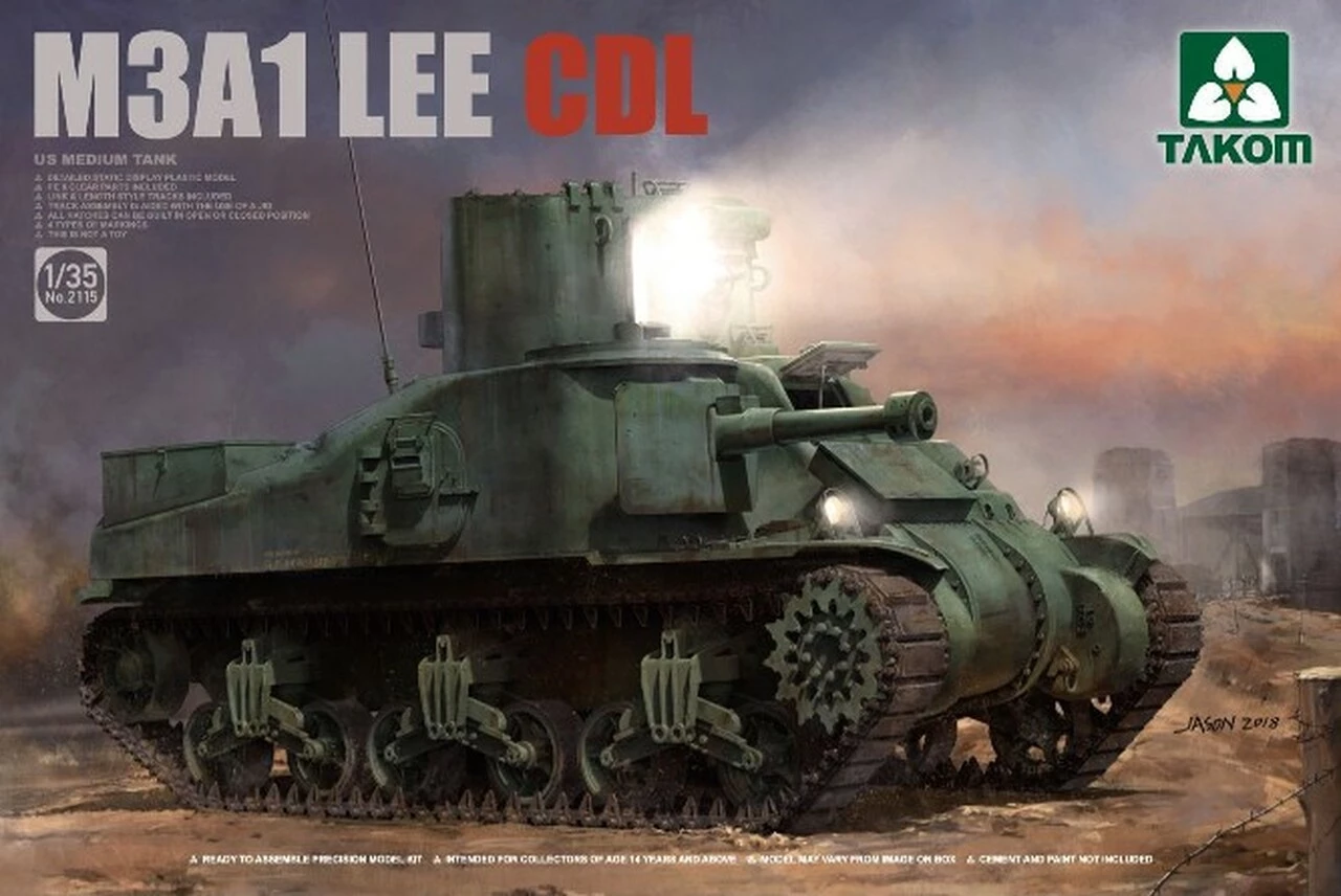 Hot Sale β US M3A1 Lee CDL Medium Tank 1/35 Takom π 1 Hot Sale β US M3A1 Lee CDL Medium Tank 1/35 Takom π