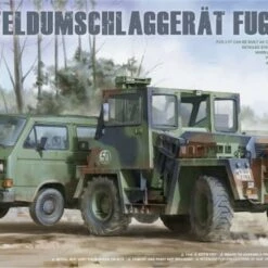 Budget ✨ Bundeswehr T3 Transporter Truck & Feldumschlaggerat FUG 2.5-Ton Forklift Truck (2 Kits) 1/35 Takom 🔔