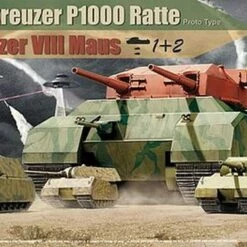 Top 10 ⌛ WWII Landkreuzer P.1000 Ratte (Prototype) Tank & Two Panzer VIII Maus Heavy Battle Tank (3 Kits) 1/144 Takom ✔️
