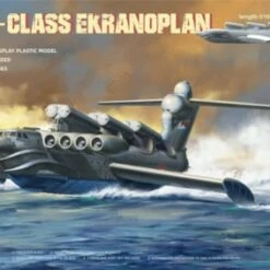 Brand new ⌛ Soviet LUN Class Ekranoplan Aircraft 1/144 Takom 😍