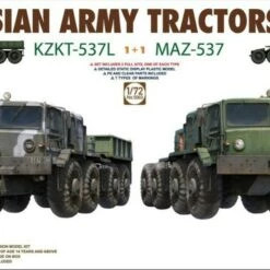 Cheap 🎁 Russian Army Tractors Set: KZKT-537L & MAZ-537 (2 Full Kits) 1/72 Takom 🌟