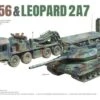 Brand new ✔️ SLT56 Tank Transporter & Leopard 2A7 Tank (2 Kits) 1/72 Takom 👍