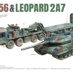 Brand new ✔️ SLT56 Tank Transporter & Leopard 2A7 Tank (2 Kits) 1/72 Takom 👍