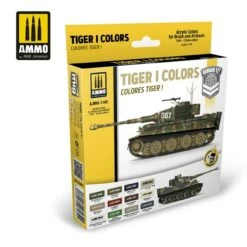 Buy ✨ Tiger I Colors Paint Set (12 colors) AMMO by Mig Jimenez ⌛