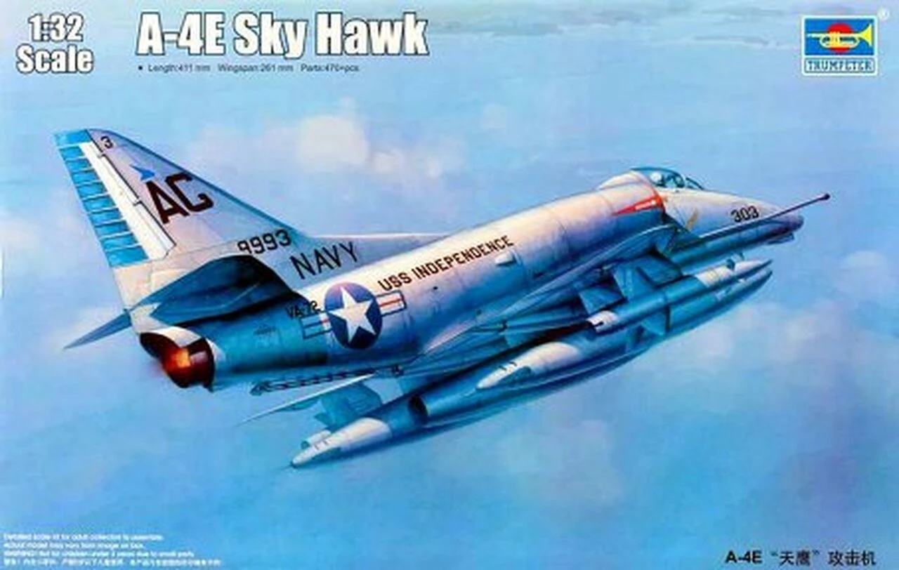 Hot Sale ⭐ A-4E Skyhawk 1/32 Trumpeter ❤️ 1 Hot Sale ⭐ A-4E Skyhawk 1/32 Trumpeter ❤️