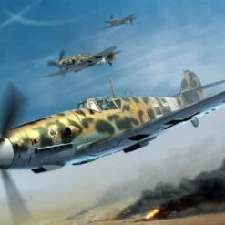 Buy 🧨 Messerschmitt Bf 109G-2/Trop German Fighter 1/32 Trumpeter 😍