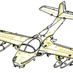 New π A-37A Dragonfly Light Ground Attack Aircraft 1/48 Trumpeter π