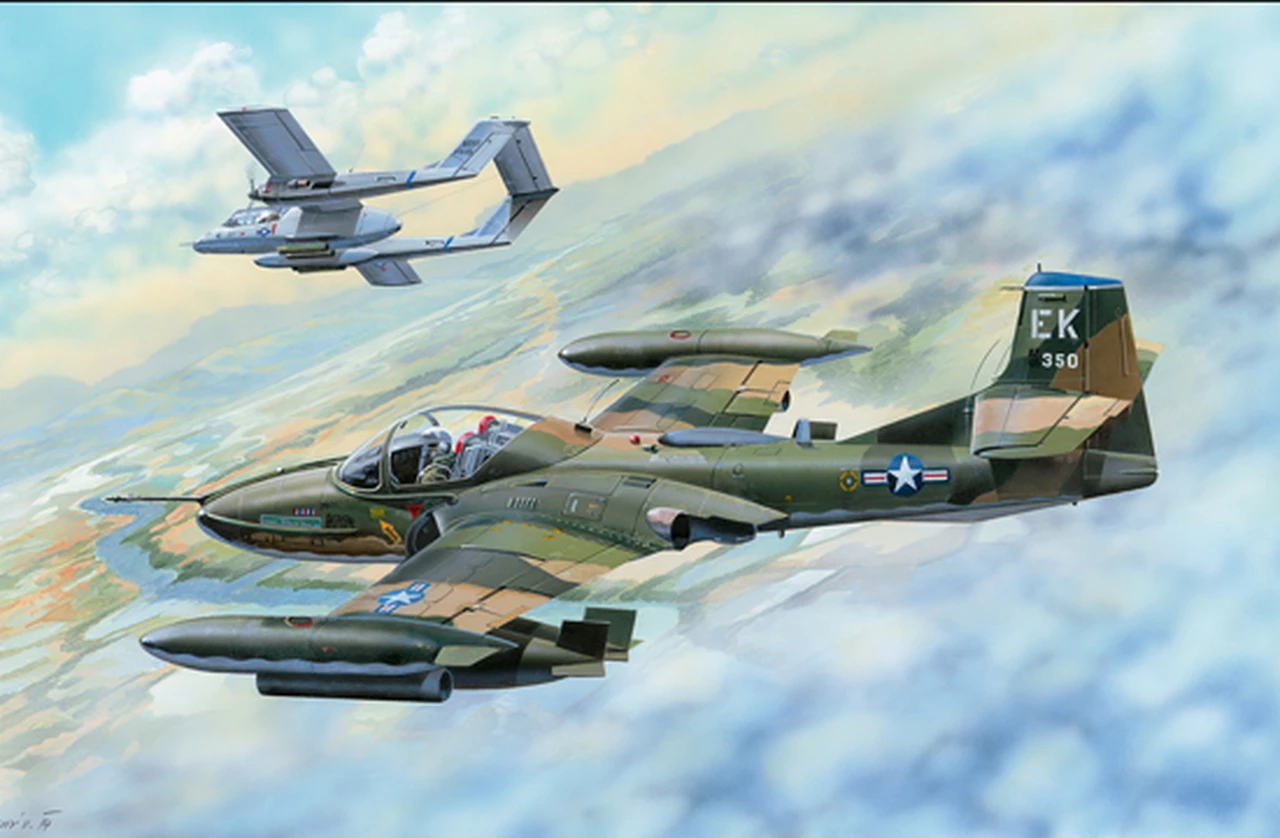 Best Pirce π US A-37B Dragonfly Light Attack Aircraft 1/48 Trumpeter β€οΈ 1 Best Pirce π US A-37B Dragonfly Light Attack Aircraft 1/48 Trumpeter β€οΈ