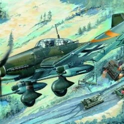 Deals 🤩 Junkers Ju-87G-2 Stuka German Dive Bomber 1/32 Trumpeter 🤩