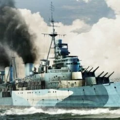 Brand new 🔔 HMS Belfast British Light Cruiser 1942 1/350 Trumpeter 🛒