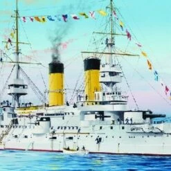 Budget ✔️ Tsesarevich Russian Navy Battleship 1904 1/350 Trumpeter 🔥