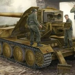 Best Pirce 🔥 German 12.8cm PaK 44 Waffentrager Krupp 1 Weapons Carrier 1/35 Trumpeter 😀
