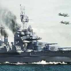 Best deal ⭐ USS Maryland BB-46 Battleship 1945 1/700 Trumpeter ⌛