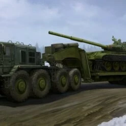 Cheap ⌛ MAZ-537G Late Production Type with ChMZAP-9990 Semi-Trailer 1/35 Trumpeter 💯