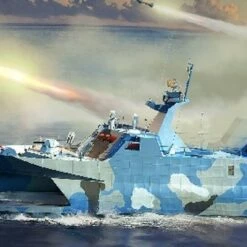Top 10 👍 PLA Chinese Navy Type 22 Missile Boat 1/144 Trumpeter 👍