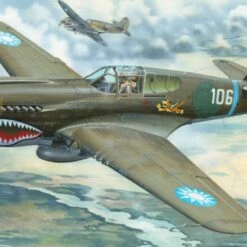 Cheapest ⌛ P-40E Kittyhawk Aircraft 1/32 Trumpeter 😍